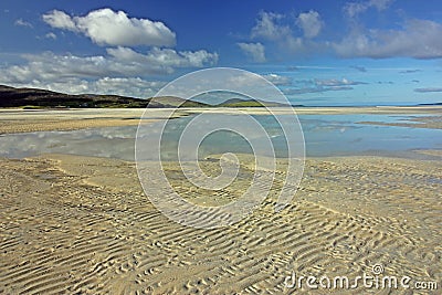 Luskentyre beach, Isle of Harris, Scotland Stock Photo