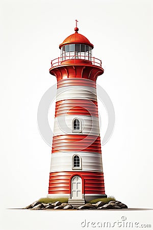 lustration Design Creativity Background lighthouse Stock Photo