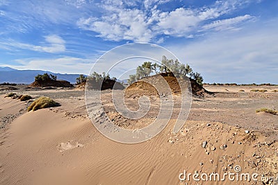 The Lut Desert locate near Kerman, Iran Stock Photo