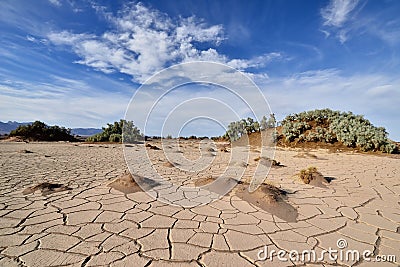 The Lut Desert locate near Kerman, Iran Stock Photo