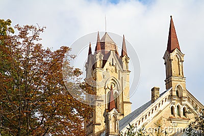 Lutheran church in Grodno, Belarus Stock Photo