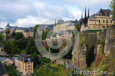 Luxembourg City Stock Photo