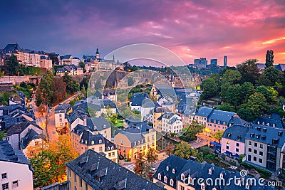 Luxembourg City, Luxembourg. Stock Photo