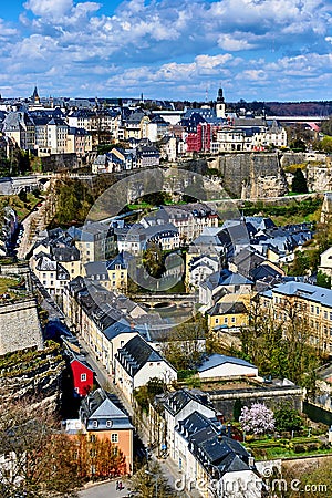 Luxembourg cityscape. Western Europe Stock Photo