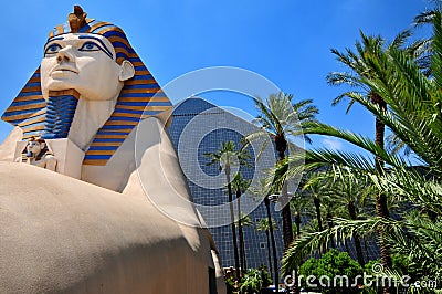 Luxor Hotel in Las Vegas Editorial Stock Photo