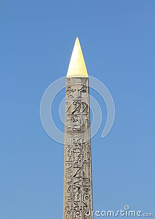 Luxor Obelisk - Paris Stock Photo