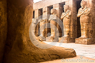 Luxor Temple, Karnak, Egypt. Stock Photo