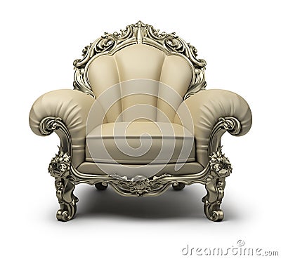 Luxurious armchair Stock Photo