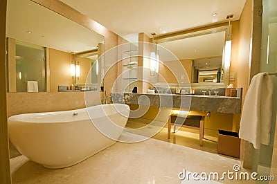 Luxurious Bathroom Stock Photo