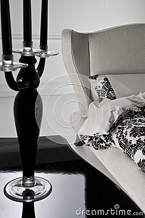 Luxurious Bedroom Stock Photo
