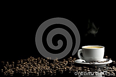 Luxurious coffee setting Stock Photo