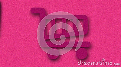Luxurious Dark Pink Papercut Abstract Background Stock Photo