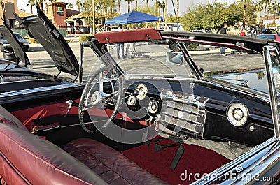 Luxurious Interior Of Buick Super Convertible Editorial Stock Photo