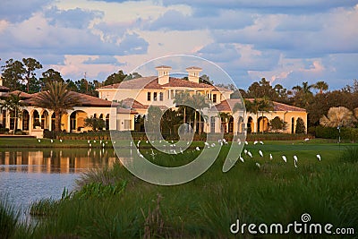 Luxurious Mansion Stock Photo