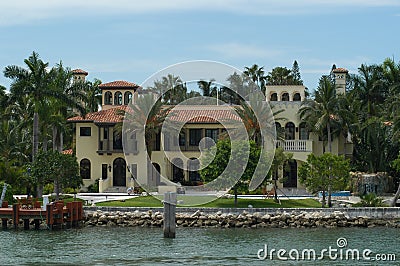 Luxurious mansion Stock Photo