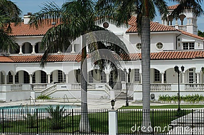 Luxurious mansion Stock Photo