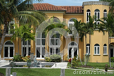 Luxurious mansion Stock Photo