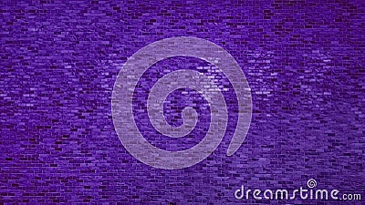 luxurious purple marble brick of wall background and pattern texture. copy space in decoration of room in home. Stock Photo