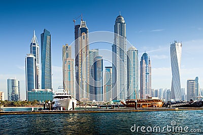 Dubai Marina, UAE Stock Photo