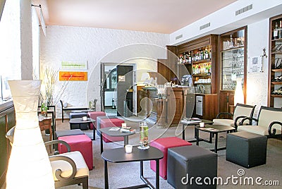 Luxurous lounge bar Editorial Stock Photo