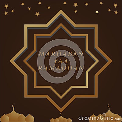 Vector illustration grapic design luxury background ramadhan 2020 for background or post card Vector Illustration