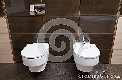 Luxury bathroom Stock Photo