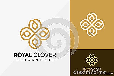 Luxury Beauty Clover Logo Design, Brand Identity logos vector, modern logo, Logo Designs Vector Illustration Template Vector Illustration