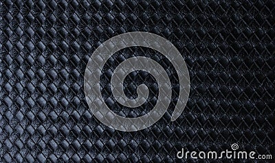 Luxury black leather texture background structure, clothes, cover, design, fabric, fashion, natural braided Stock Photo