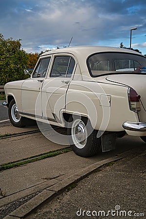 gaz m21 volga soviet executive car Editorial Stock Photo