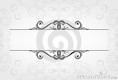 Luxury cards with calligraphic elements and space for text with mesh background. Stock Photo