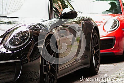 Luxury cars Stock Photo