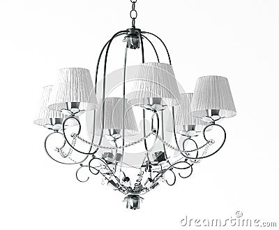 Luxury chandelier Stock Photo