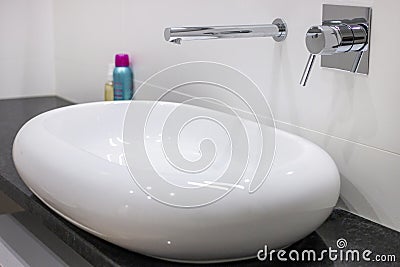 luxury Clean sink Stock Photo