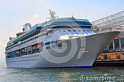 Luxury cruise ship Stock Photo