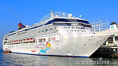 Luxury cruise ship Editorial Stock Photo