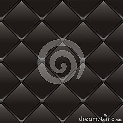 Luxury dark brown seamless leather pattern Vector Illustration