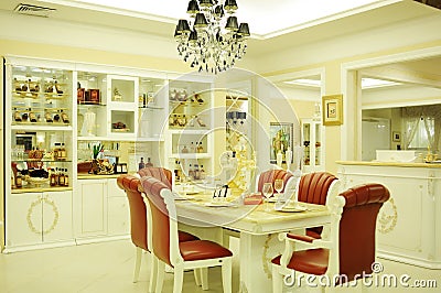 Luxury dining room Editorial Stock Photo