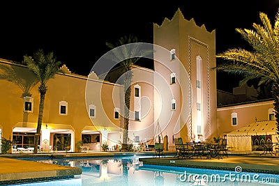 Luxury exotic hotel Stock Photo