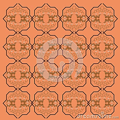 Luxury exotic VINT. Mandalas ethnic vanilla Stock Photo