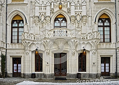 Hluboka Castle Czechia Stock Photo