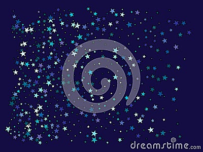 Luxury festive abstract stars Cartoon Illustration