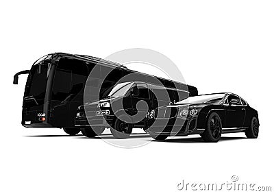 Luxury Fleet Stock Photo