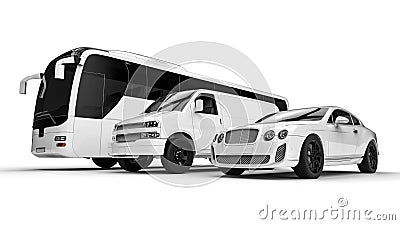 Luxury Fleet Stock Photo