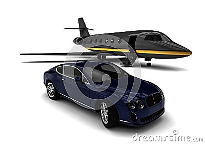 Luxury fleet Stock Photo