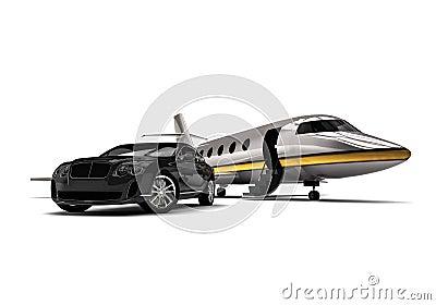 Luxury fleet Stock Photo