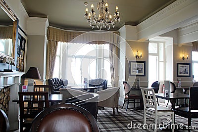 Luxury grand hotel lounge Editorial Stock Photo