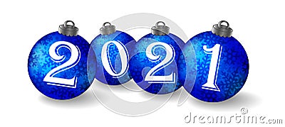 Luxury 2021 Happy New Year elegant design - vector illustration Vector Illustration