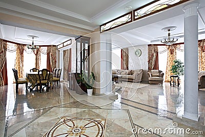 Luxury home interior Stock Photo