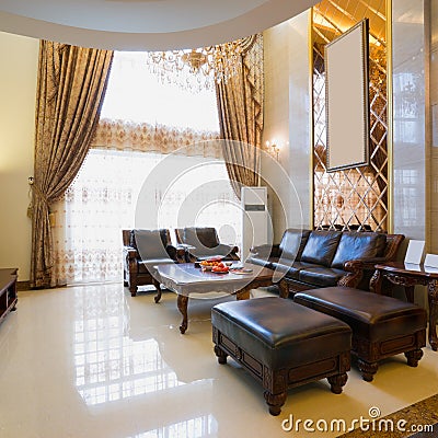 Luxury home interior decoration Stock Photo