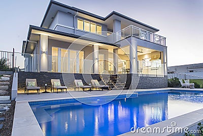 Luxury Homes Stock Photo